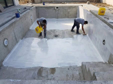 İzogin İzobariyer Su ve Nem Bariyeri (Beyaz Membran) Mutfak, Banyo ve Havuz Seramik Altı 5 kg (10-12 mt)