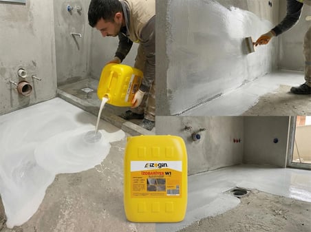 İzogin İzobariyer Su ve Nem Bariyeri (Beyaz Membran) Mutfak, Banyo ve Havuz Seramik Altı 5 kg (10-12 mt)