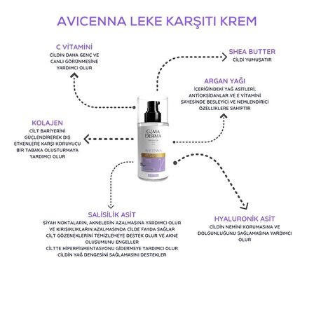 Avicenna Leke Karşıtı Krem 35 SPF 100 ml