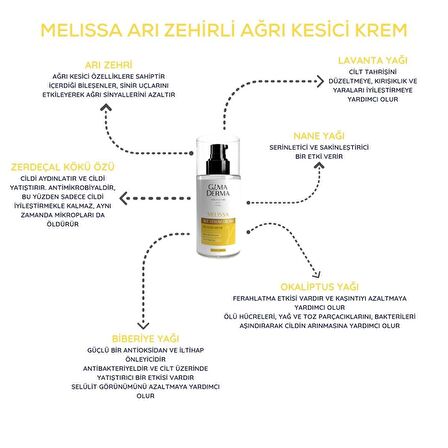 Melissa Arı Zehri İçerikli Rahatlatıcı Krem 100 ml