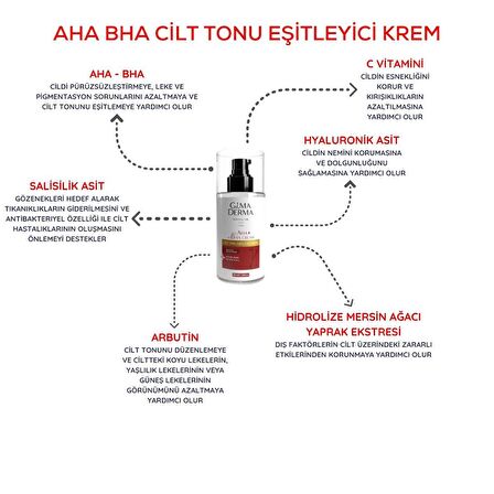 Cilt Tonu Eşitleyici Aha Bha Krem 100 ml