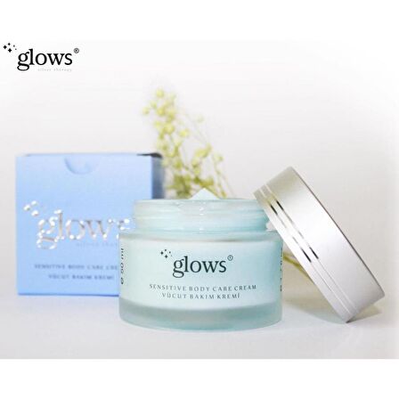Glows Gümüş İçerikli Sensitive Nemlendirici Vücut Bakım Kremi 50 ml