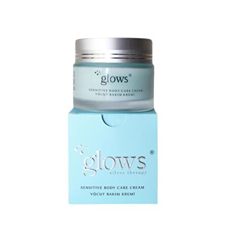 Glows Gümüş İçerikli Sensitive Nemlendirici Vücut Bakım Kremi 50 ml