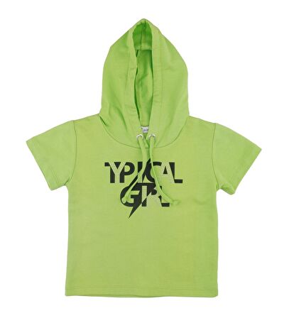 KIZ ÇOCUK KISA KOLLU SWEATSHIRT