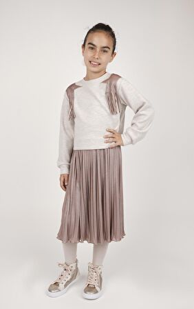 KIZ ÇOCUK PİLİLİ ETEK