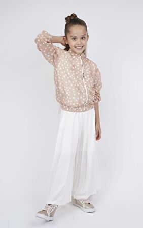 KIZ ÇOCUK BOL PAÇALI BELİ LASTİKLİ PANTOLON