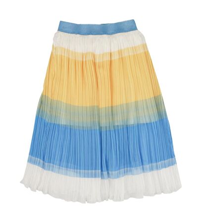 KIZ ÇOCUK BLOK RENKLİ ETEK