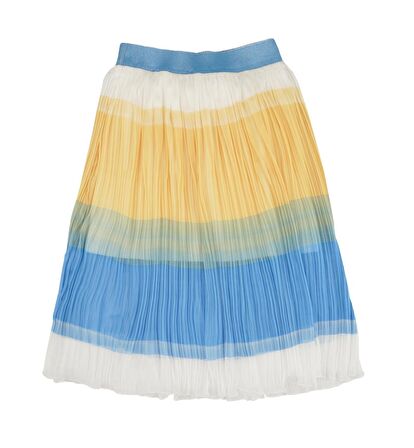 KIZ ÇOCUK BLOK RENKLİ ETEK