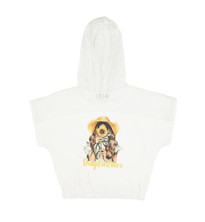 KIZ ÇOCUK KAPÜŞONLU BLUZ 