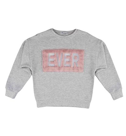 KIZ ÇOCUK BASKILI SWEATSHIRT