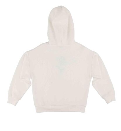 KIZ ÇOCUK KAPÜŞONLU KANGURU CEPLİ SWEATSHIRT 