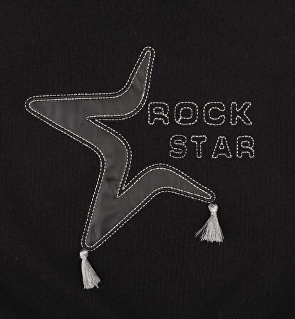 KIZ ÇOCUK PÜSKÜL DETAYLI SWEATSHIRT 