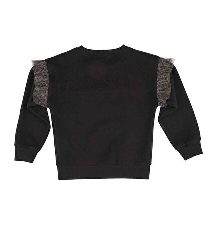 KIZ ÇOCUK BLOK TÜLLÜ SWEATSHIRT 