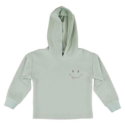 KIZ ÇOCUK KAPÜŞONLU SWEATSHIRT