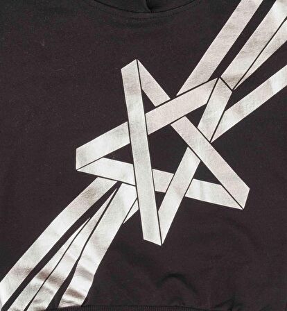 KIZ ÇOCUK HOLOGRAM BASKILI SWEATSHIRT 