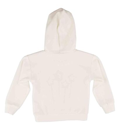KIZ ÇOCUK BASKILI KAPÜŞONLU SWEATSHIRT 