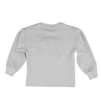 KIZ ÇOCUK BASKILI SWEATSHIRT 