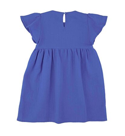 KIZ ÇOCUK İŞLEMELİ ELBİSE 