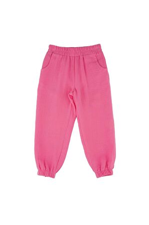 KIZ ÇOCUK LASTİKLİ JOGGER PANTOLON