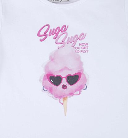 KIZ ÇOCUK BASKILI BLUZ 