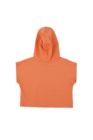 KIZ ÇOCUK KISA KOLLU SWEATSHIRT