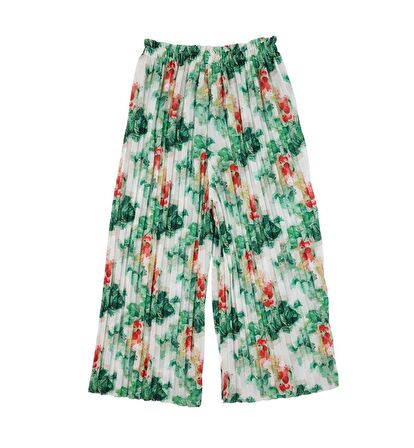 KIZ ÇOCUK PİLİLİ RENKLİ PANTOLON