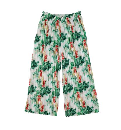 KIZ ÇOCUK PİLİLİ RENKLİ PANTOLON