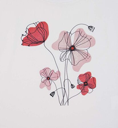 KIZ ÇOCUK BASKILI  BLUZ 