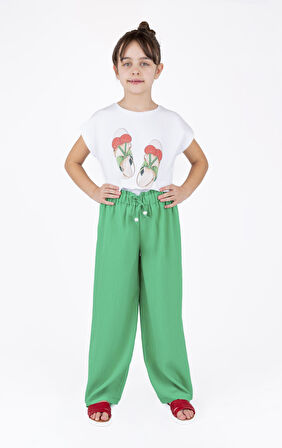 KIZ ÇOCUK BASKILI BLUZ 