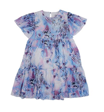 KIZ ÇOCUK ÇOK RENKLİ ELBİSE