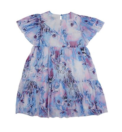 KIZ ÇOCUK ÇOK RENKLİ ELBİSE