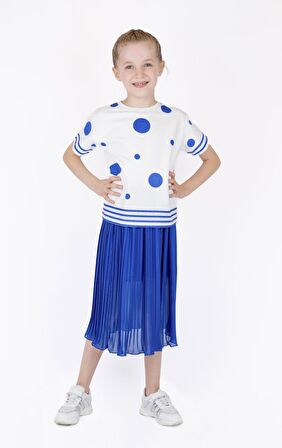 KIZ ÇOCUK PİLİLİ ŞORT ETEK