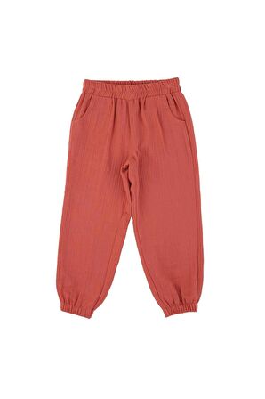 KIZ ÇOCUK LASTİKLİ JOGGER PANTOLON