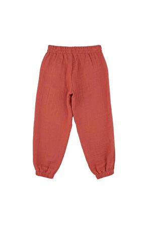 KIZ ÇOCUK LASTİKLİ JOGGER PANTOLON