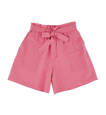 KIZ ÇOCUK KUŞAKLI ŞORT 