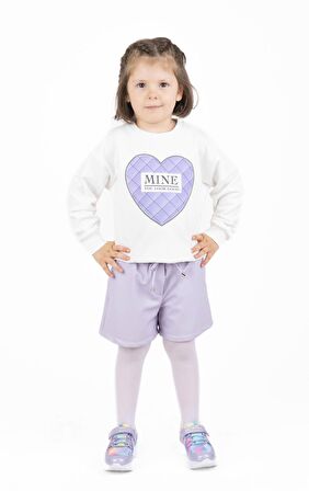 KIZ ÇOCUK BASKILI SWEATSHIRT