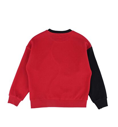 KIZ ÇOCUK ÇİFT RENKLİ SWEATSHIRT