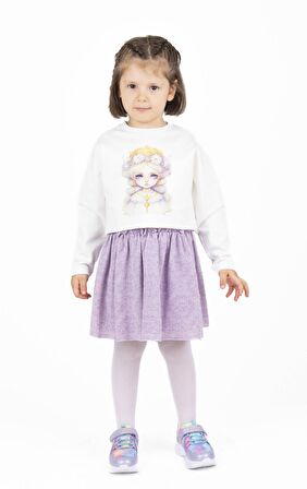 KIZ ÇOCUK KIZ BASKILI SWEATSHIRT 