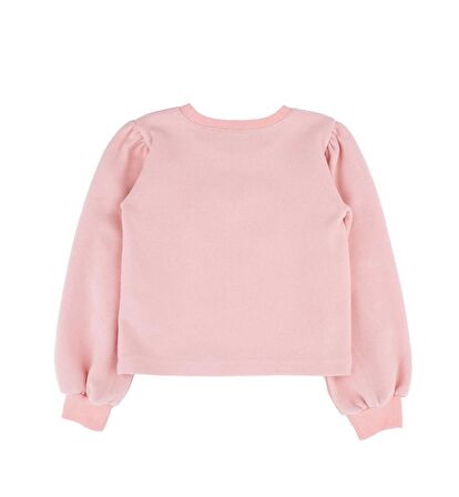 KIZ ÇOCUK İNCİLİ SWEATSHIRT 