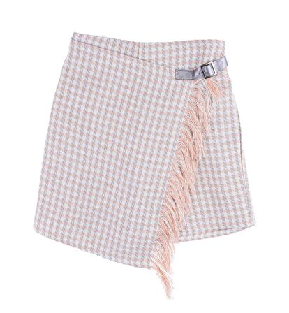 KIZ ÇOCUK KRUVAZE ŞORT ETEK 