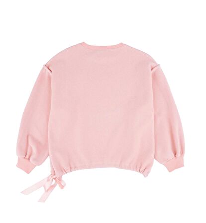 KIZ ÇOCUK BEL BÜZGÜLÜ SWEATSHIRT