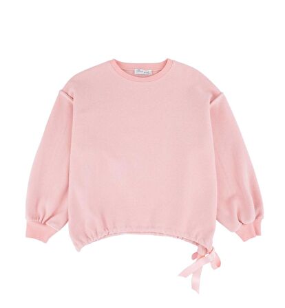KIZ ÇOCUK BEL BÜZGÜLÜ SWEATSHIRT