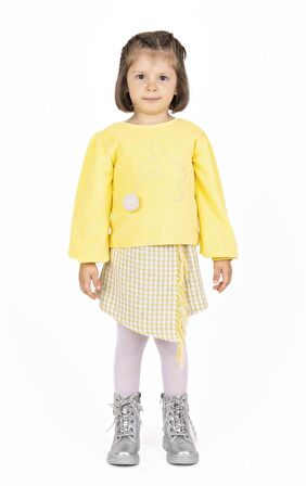 Kız Çocuk Tavşanlı Sweatshırt