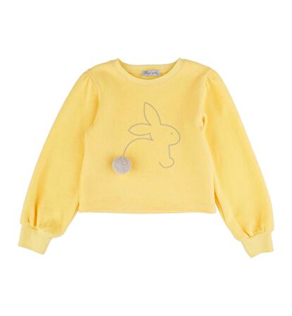 Kız Çocuk Tavşanlı Sweatshırt