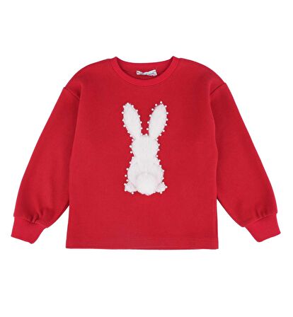 Kız Çocuk Baskılı Sweatshırt 