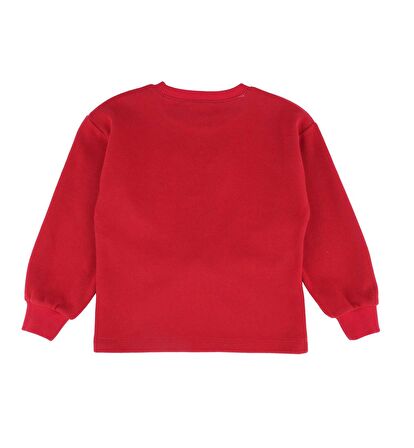 Kız Çocuk Baskılı Sweatshırt 