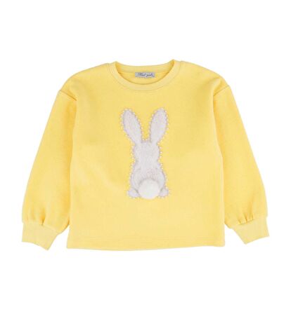 Kız Çocuk Baskılı Sweatshırt 