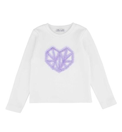 KIZ ÇOCUK İŞLEMELİ SWEATSHIRT 