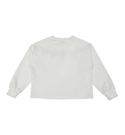 KIZ ÇOCUK PONPONLU SWEATSHIRT