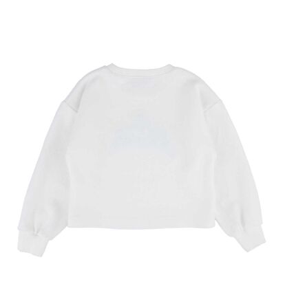 KIZ ÇOCUK İŞLEMELİ SWEATSHIRT 